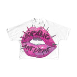 Riolio Harajuku High Definition Lips Graphic T Shirts Print Gothic Casual Streetwear Y2k Tops Goth Vintage Oversized Men Clothes