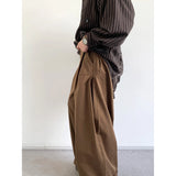 Riolio  Japanese Streetwear Cargo Pants Men Autumn Drape Trousers Retro High Waist Straight Wide Leg Pants Loose Casual Men's Pants