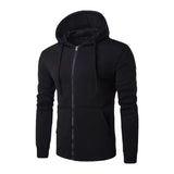 Riolio Men's and Women's Solid Color Pocket Hoodies Sports Fitness Sweatshirts Fashionable Casual Pullovers Multi Color