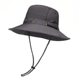 Riolio  Wide Brim Large Brim Fisherman Hat UV Protection Sunscreen Summer Panama Hat Breathable Fashion Fishing Hat Hawaii