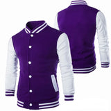 Riolio Fashion Slim Fit Baseball Men's Coat Personalized Casual Sports Male Jacket  New Printed Stand Up Collar Cardigan Outwear