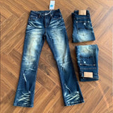 Riolio  Autumn and Spring New Fashion Trend American Vintage Bell-Bottoms Men's Casual Comfortable Sports High-Quality Denim Pants