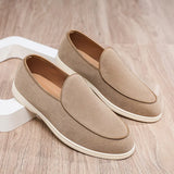 Riolio  Fashion plus size men's casual single shoes with soft soles foot covers lazy shoes men's board shoes