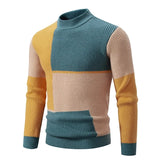 Riolio 5 Styles Autumn and Winter New Men's Warm Sweater Knitted with Sheep Fleece Sweaters Fashion Pullover