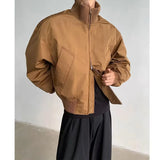 Riolio American Sle Cleanfit ort Baseball Jaet Men Loose Spring Autumn Bomber Flight Couple's Jaet 2025 Ox Cloth Sportswear