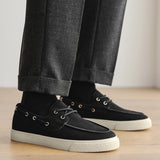 Riolio  Men Casual Shoes Fashion Men Shoes Handmade Suede Genuine Leather Mens Loafers Moccasins Slip On Men's Flats Male Driving Shoes