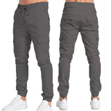 Riolio Male Trousers Man Sport Cargo Pants Joggers Men Gym Jogging Pants Pocket Sweatpants Hip Hop Casual Pants Man Clothing Streetwear