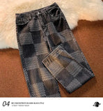 Riolio Spring Autumn Vintage Loose Casual Fashion Straight Jeans Hombre Hip Hop Harajuku Y2K Denim Pants Male Streetwear Trousers Men