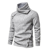 Riolio Sweatwear Men's Hoodies Unbalance Hem Long Sleeve Sweatshirt for Men Clothing Autumn Turtleneck Sweaterss Top Hoodie