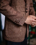 Riolio  New Men's Suit Jacket Fashion Coat Custom Made Two Buttons Business Wear Wedding Groom