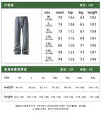 Riolio  Jeans men New Jacquard Fabric Denim Trousers man Straight Leg Long Pants Autumn Classic Style Casual Jeans for Men Wholesale