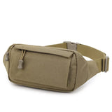 Riolio  Men's Waist Bag Tactical Pouch Men Shoulder Belt Bags Hip Sack Oxford Cloth Belly Waterproof Banana Male Fanny Pack for Phone