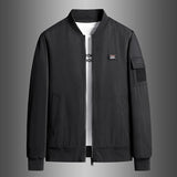 Riolio Men's Jacket Outdoors New Spring Autumn Baseball Jacket Cotton Thickened Warm Men's Jacket Casual Trendy Jacket Quality Blazer