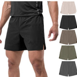 Riolio   Men's Quick Dry 3-inch Running Shorts High Waist Athletic Shorts with Side Split and Pockets