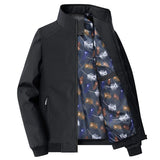 Riolio Plus Size 8XL Spring Autumn Men Business Jackets Solid Mens Thin Jackets Coats Casual Men's Outerwear Male Coat Bomber Jacket