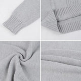 Riolio Autumn Winter Men's Warm Sweater Long Sleeve Turtleneck Sweater Retro Knitted Sweater Pullover Sweater