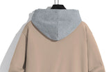 Riolio Men's Solid Color Hooded Hoodie Light Fleece Hoodie Long Sleeve Hooded Sports Hoodie