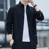 Riolio  Long-sleeved Shirts Men's Workwear Jackets Spring Autumn Trendy Loose Casual