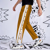 Riolio  Spring Autumn Basketball Full Open Buckle Men's Trendy Sports High Street Versatile Straight Pants