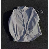 Riolio  American Japanese Retro Black and White Striped Men's Shirt Advanced Autumn Bottoming Loose Long-sleeved Casual Jacket Cardigan