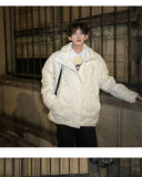 Riolio Winter high street Korean style men and women trendy design thick jacket for couples loose fitting Harajuku retro casual top y2k