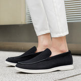 Riolio  Dress Shoes Pointed Suede Leather Shoes Men's Wedding Party Work Comfortable Loafers Lightweight Business Casual Shoes for Men