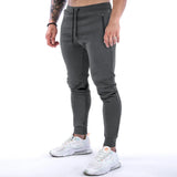 Riolio  Men Casual Trousers Quick Dry Sport Gym Pants Joggers Elastic Fashion Jogging Pants Breathable Running Sweatpants Male Clothing