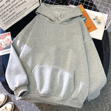 Riolio Men's and Women's Solid Color Pocket Hoodies Sports Fitness Sweatshirts Fashionable Casual Pullovers Multi Color