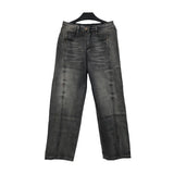 Riolio Men's Baggy Straight-Leg Denim Pants | Business Casual Wide-Loose Fit Jeans for Spring/Autumn All-Season Styling
