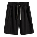 Riolio Spring Summer Split Pants for Men's Slim Outdoor Sports Running Loose Oversized Outerwear Shorts with Ice Silk Sports Shorts