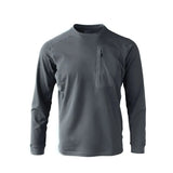 Riolio Lightweight Fce Long Sve T-irt Outdoor Men's round Ne Sweatirt Qui Dry Breathable Base Layer Spring Autumn