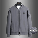 Riolio Men's Jacket Outdoors New Spring Autumn Baseball Jacket Cotton Thickened Warm Men's Jacket Casual Trendy Jacket Quality Blazer