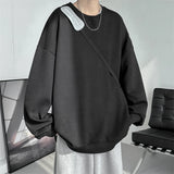 Riolio  Hoodies Jacquard Sweatshirt Mens White Pullover Streetwear Casual Fashion Clothes Mens Oversized Korean Harajuku T Shirt