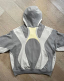 Riolio Oversized Embroidered Hooded Y2k Retro Black Star Patchwork Hoodie Fashion Loose Sweatshirt Gothic Streetwear Men Clothing