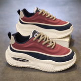 Riolio  Men's Casual Sports Shoes, Fashionable Thick Soled Skateboarding Shoes, Trendy and Comfortable Men's Shoes Suitable for Outdoor