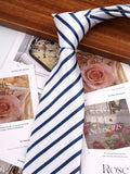Riolio  Woven Striped Ties For Men Women Jacquard Neck Tie For Wedding Business Classic Groom Neckties Fashion Men's Neck Tie