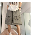 Riolio Mens Summer Cargo Shorts Multi Pocket Casual Outdoor Sports Workwear Lightweight Comfortable Hiking Shorts Trendy Fashion