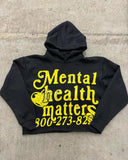 Riolio Y2k New Mental Health Matters Print Hoodies Women Men Oversized Hoodie Goth Grunge Streetwear Sweatshirt Harajuku Gothic Clothes