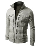 Riolio Hoodie Fleece Cardigan Hooded Coat Men's Hoodies Sweatshirts Pullover For Male Hoody Sweatshirt