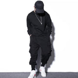 Riolio Loose Harem Pants Men Cargo Trousers Hip Hop Outdoor Casual Ankle Length Pant Fashion Streetwear Pocket Sweatpants