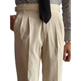 Riolio  Spring Autumn Slim Fit Trousers For Men Casual Straight Pants Pocket Joggers Male Fashion Trousers Business Pants Man Clothes