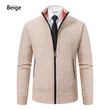 Riolio New fashion men's knitted sweater cardigan Joker comfortable warm casual coat