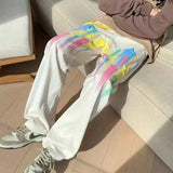 Riolio  Men's Sweatpants Harem Sport Hip-hop Vintage Summer Slim Trousers Athletic New Items In Stylish Wide Leg Goth Man Sweat Pants Xl