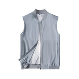 Riolio  Ultra-Thin Summer Sporty Vest Sleeveless Men's Tank Top Lightweight Breathable Skin-Friendly Outerwear Casual Fashion