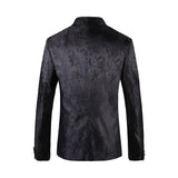 Riolio  Casual Two-Piece Suit Set Large Size Floral Embroidery Wedding Dressing Fashionable Slim Fit British Style All-Season Polyest...