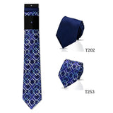 Riolio  2pcs Man Tie Classic Business Necktie Blue Wine Pink Solid Color Smart Casual Suit Necktie Striped Plaid Paisley Neck Gravatas