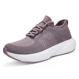 Riolio  Men's Sports Shoes Flyweave Mesh Upper Breathable Soft Slip-on Lightweight Rebounding Comfortable Casual Running Shoes