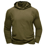 Riolio  Spring Autumn Fashion Hoodies Long Sleeve Solid Blocking Polo Shirts Men's Clothing Korean Button Loose Casual All-match Tops