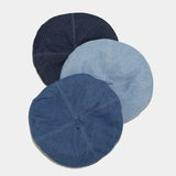 Riolio  Beret female street hipster versatile cowboy painter hat Japanese simple solid color casual art newsboy hat