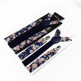 Riolio  Floral Cotton 2 Sizes Suspenders Parent Child Sets Men Women Kids Braces Adjustable Straps Male Pants Shirt Skirt Accessory Gift